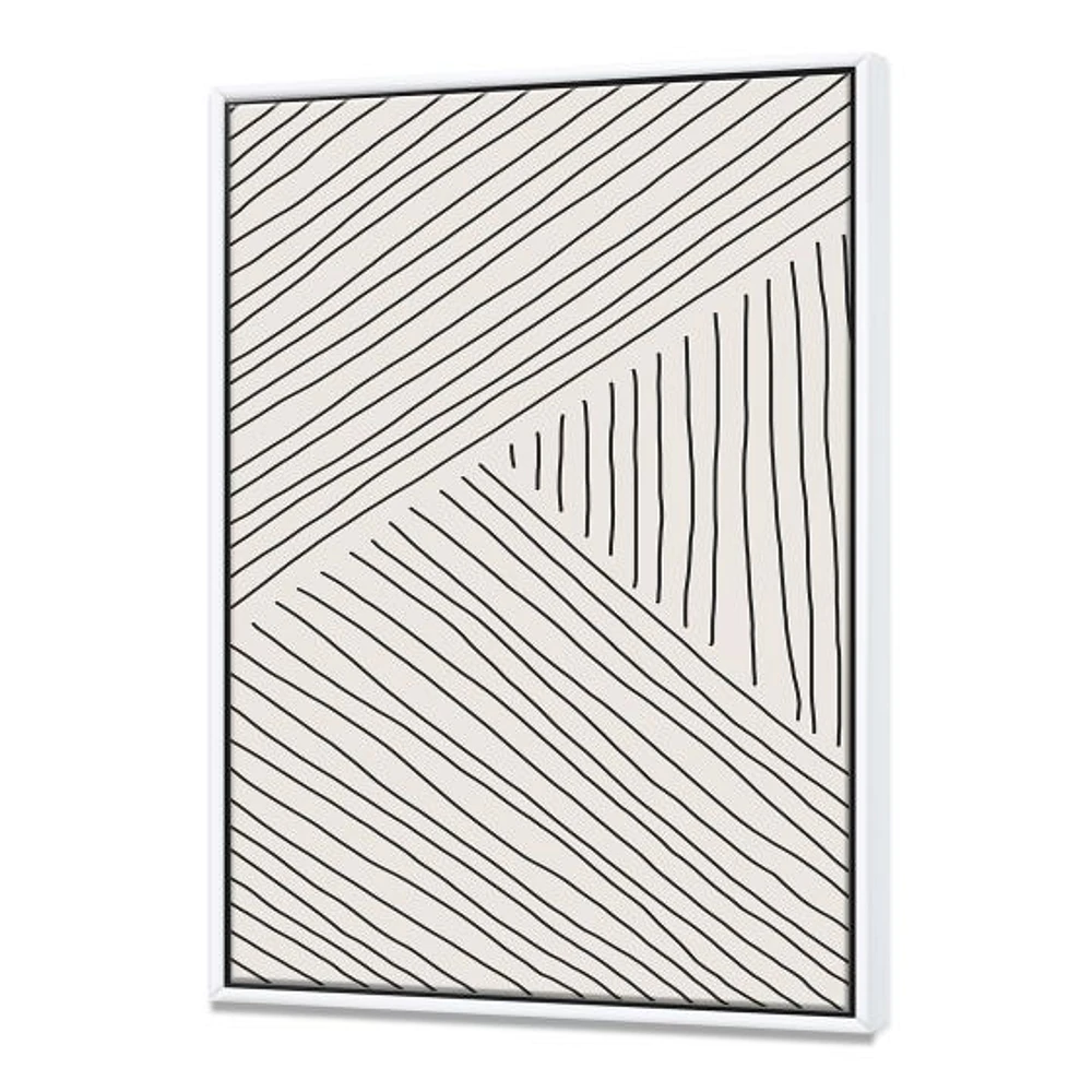 Minimal Geometrical Lines II  Wall Art
