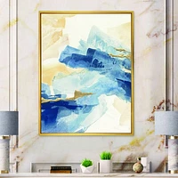 Metallic Gold Indigo II  Wall Art