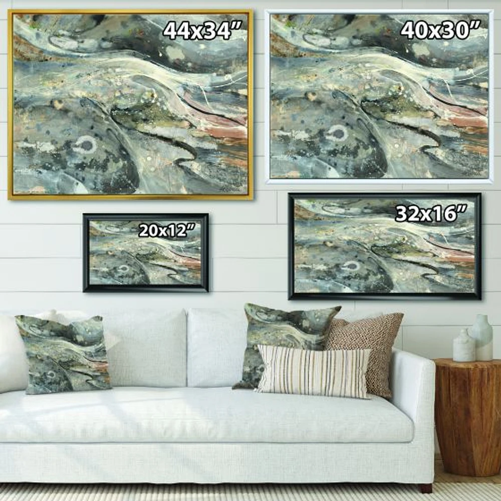 Fire and Ice Minerals VI  Wall Art