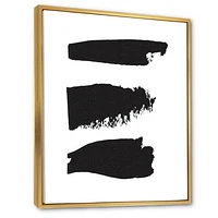 Black and White Geometric Company II Canvas