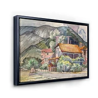 Greek Landscape off The Coast of Aegean Sea  Wall Art