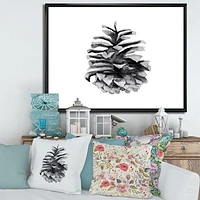 Conifer Cone Monochrome Wall Art