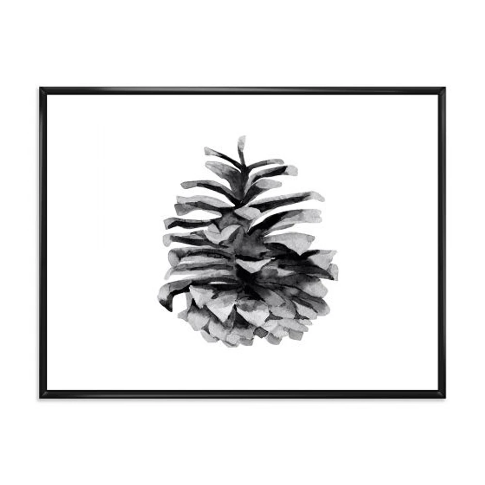 Conifer Cone Monochrome Wall Art