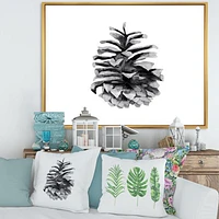 Conifer Cone Monochrome Wall Art