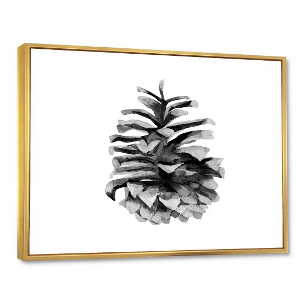 Conifer Cone Monochrome Wall Art