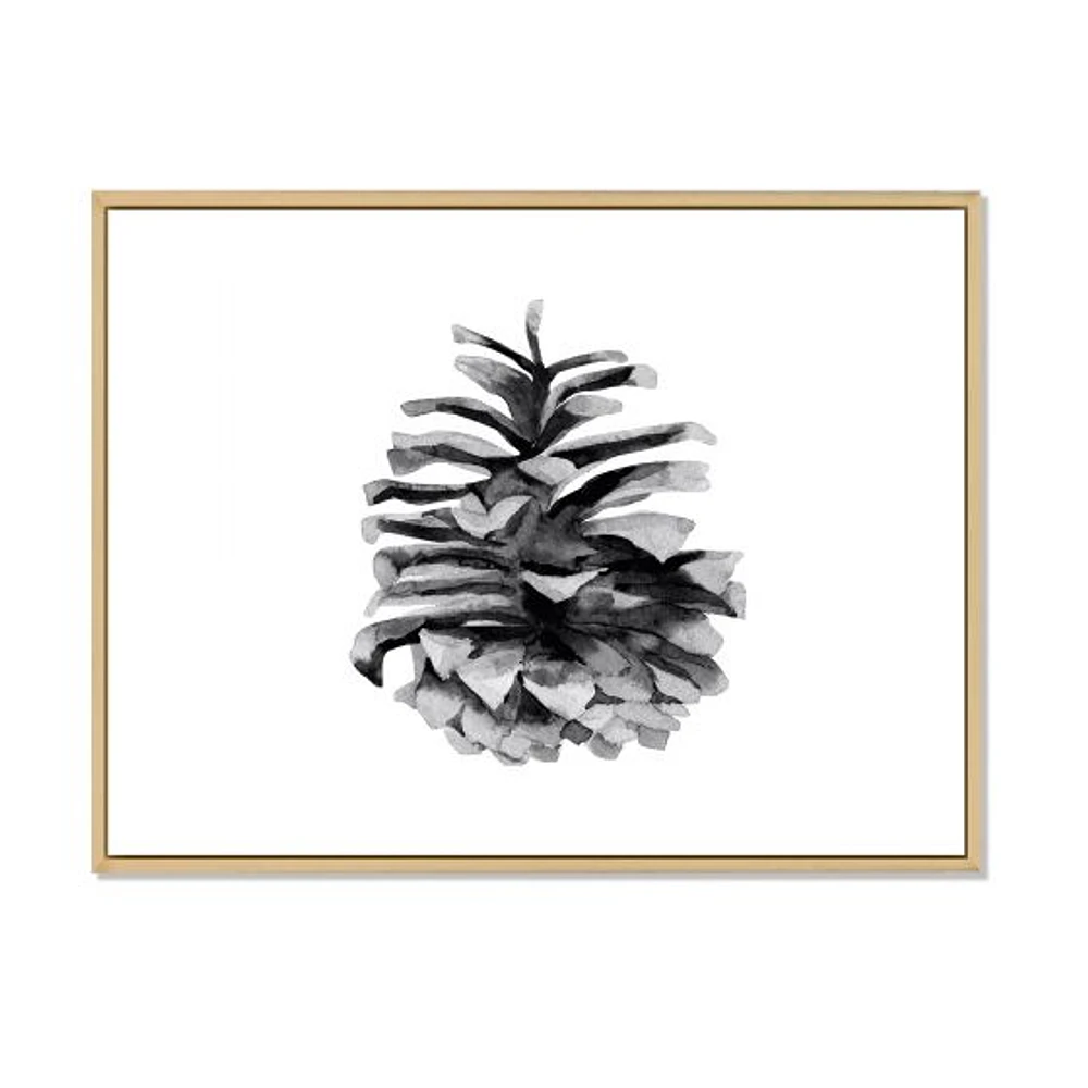 Conifer Cone Monochrome Wall Art