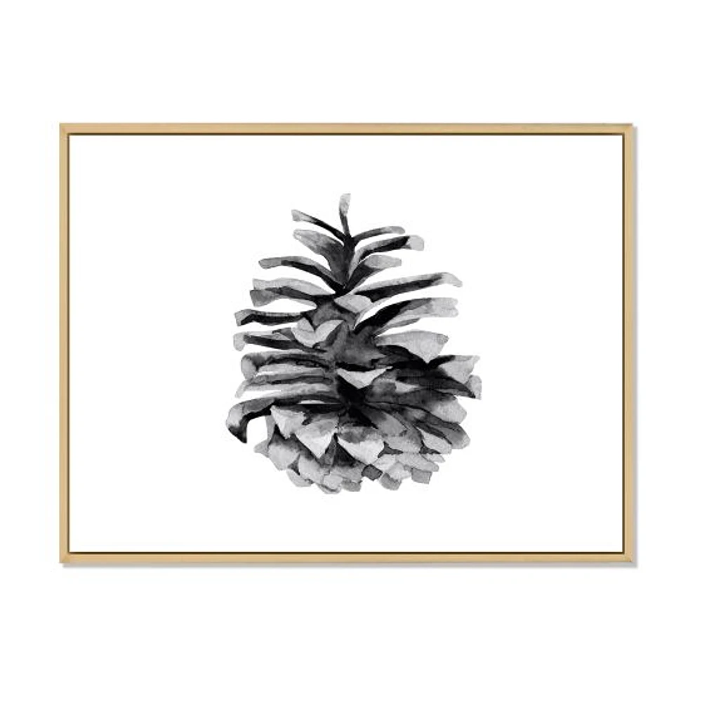 Conifer Cone Monochrome Wall Art