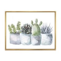 Cactus and Succulent House Plants I  Wall Art