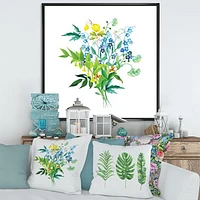 Toile « Meadow Flowers Garland »