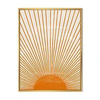Orange Sun Print III  Wall Art