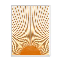 Orange Sun Print III  Wall Art
