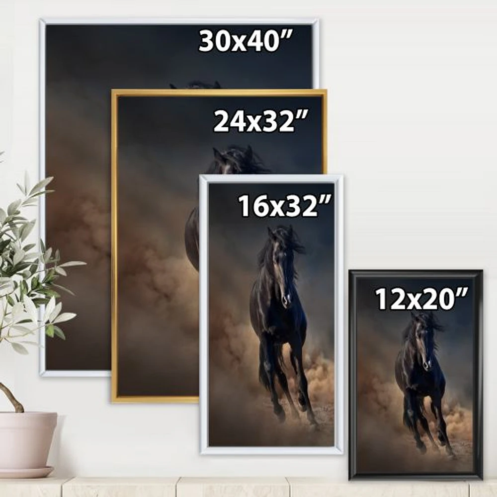 Portrait of Thoroughbred Nonius Stallion Horse I  Wall Art