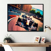 Formula Car Racing I Wall Art