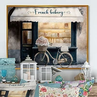 Bicycle Front A French Bakery IV Wall Art