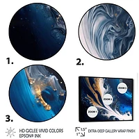 Ice Paint Splash VI Wall Art