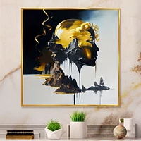 Double Explosure Of Man Dream Wall Art