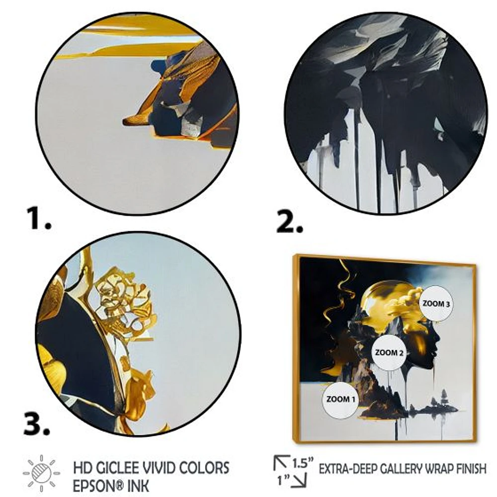 Double Explosure Of Man Dream Wall Art