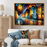 Colorful City Vibrant Radiant Wall Art