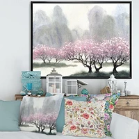 Flowering Trees at Spring  Canvas Print