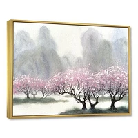 Flowering Trees at Spring  Canvas Print