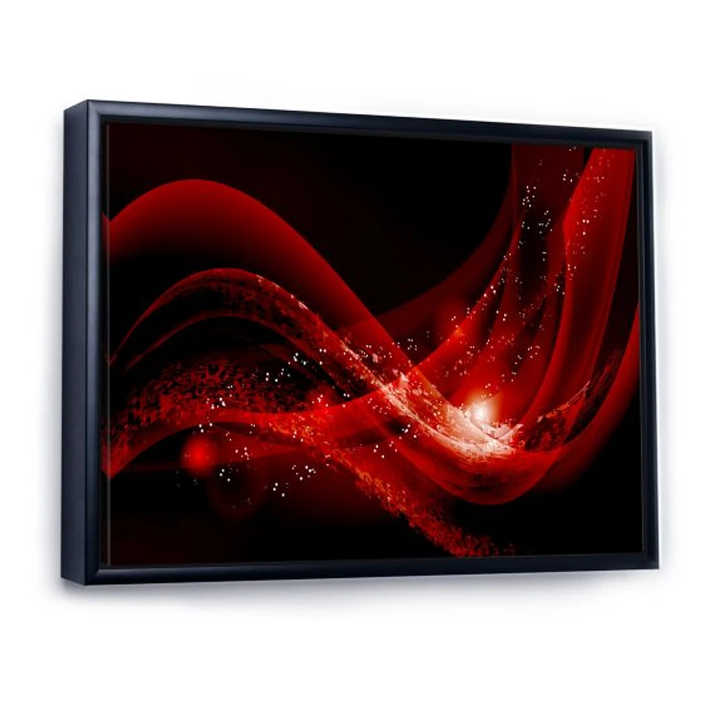 Dark Red Vector  Canvas Art print