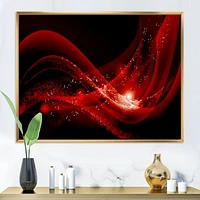 Dark Red Vector  Canvas Art print