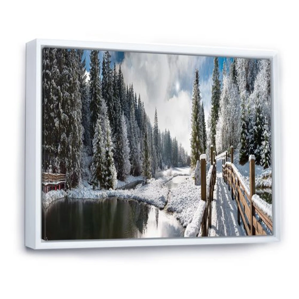 Winter Morning Panorama  Wall Art
