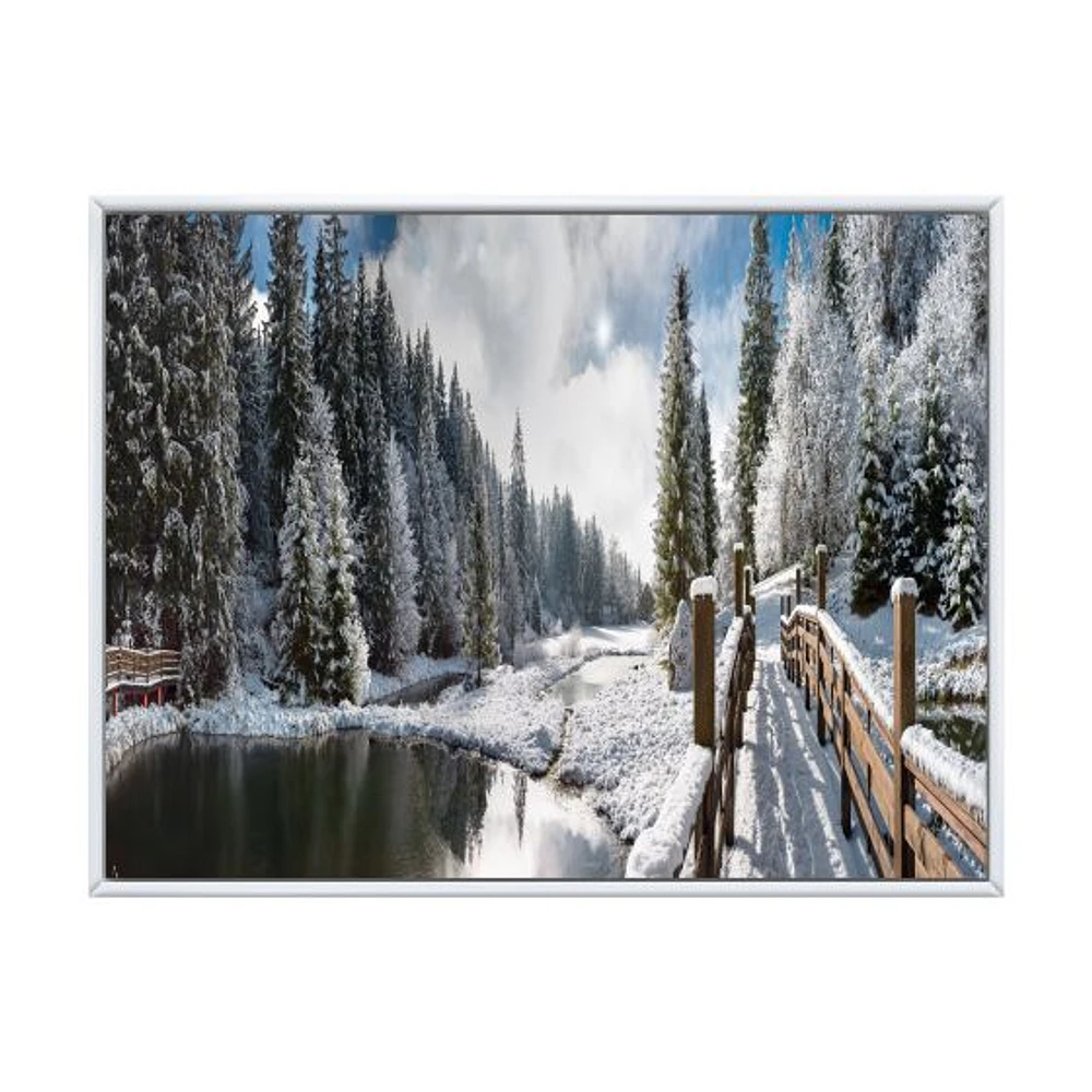 Winter Morning Panorama  Wall Art