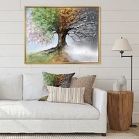 Toile imprimée « Tree with Four Seasons