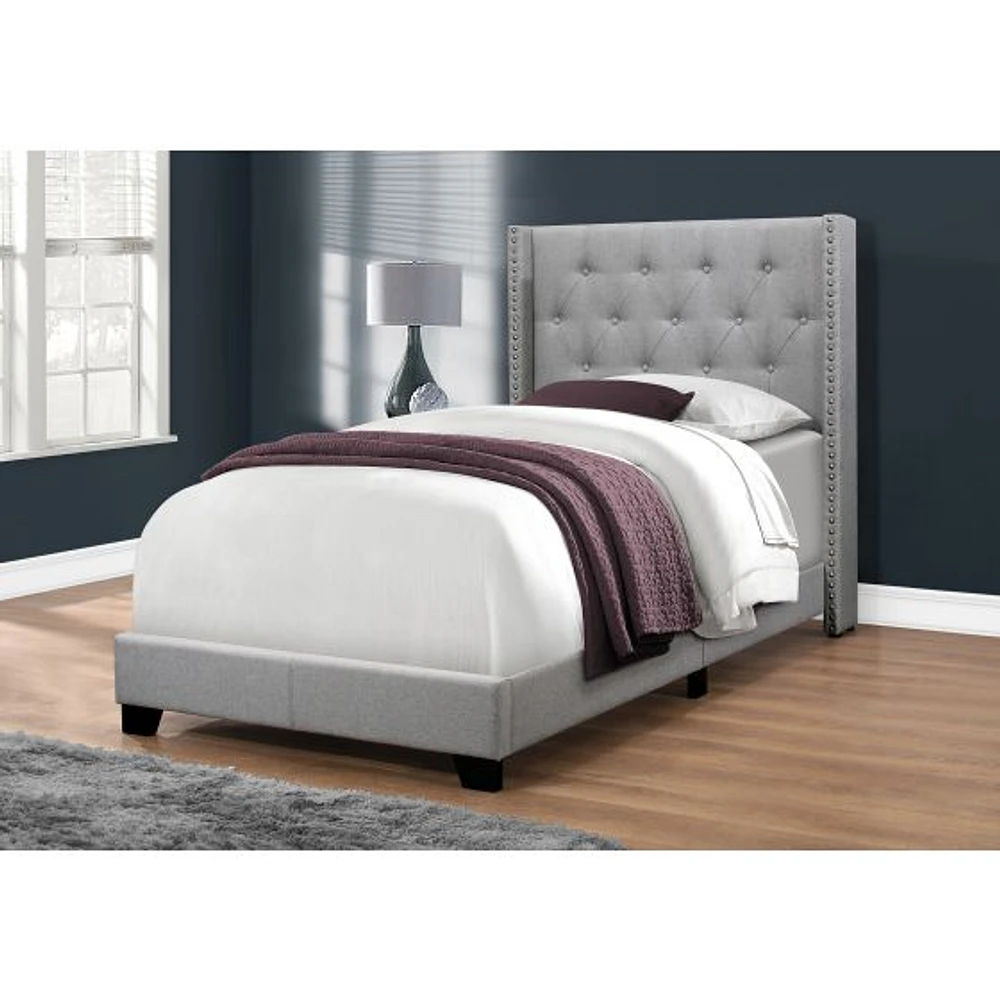 Luxurious Bedframe with a Wingback Headboard