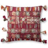 Loloi Marjo Pink and Multi Cushion