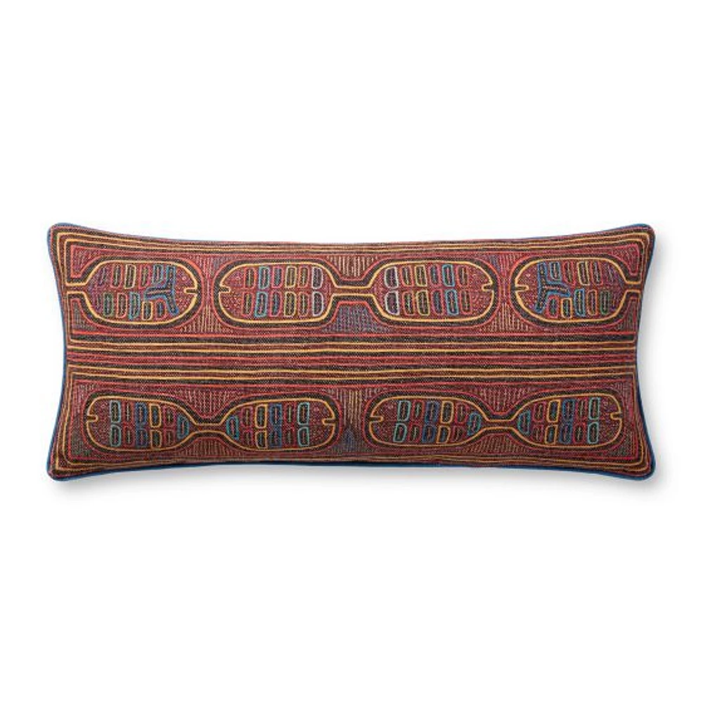 Coussin Frankie par Loloi - Berry et Multi