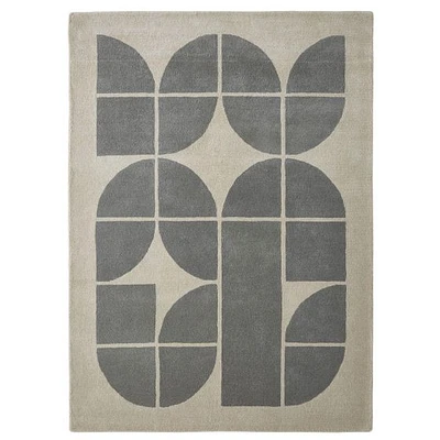 Perseverance Oatmeal and Charcoal Indoor Rug