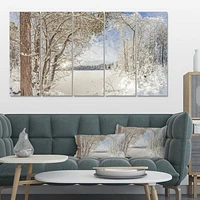 Toile 4 « Lake Winter Woods »