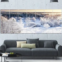 Beautiful Winter Panorama  Wall Art