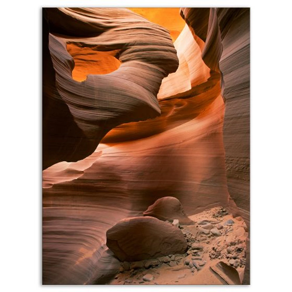 Lower Antelope Slot Canyon Reflected Sunlight Wall Art