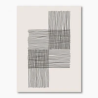 Minimal Geometric Compostions of Elementary Forms XIX  Wall Art