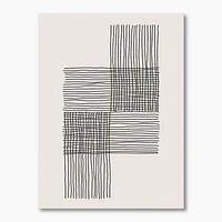 Minimal Geometric Compostions of Elementary Forms XIX  Wall Art