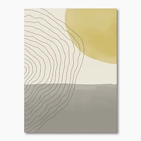Minimal Geometric Compostions of Elementary Forms XXXIV  Wall Art