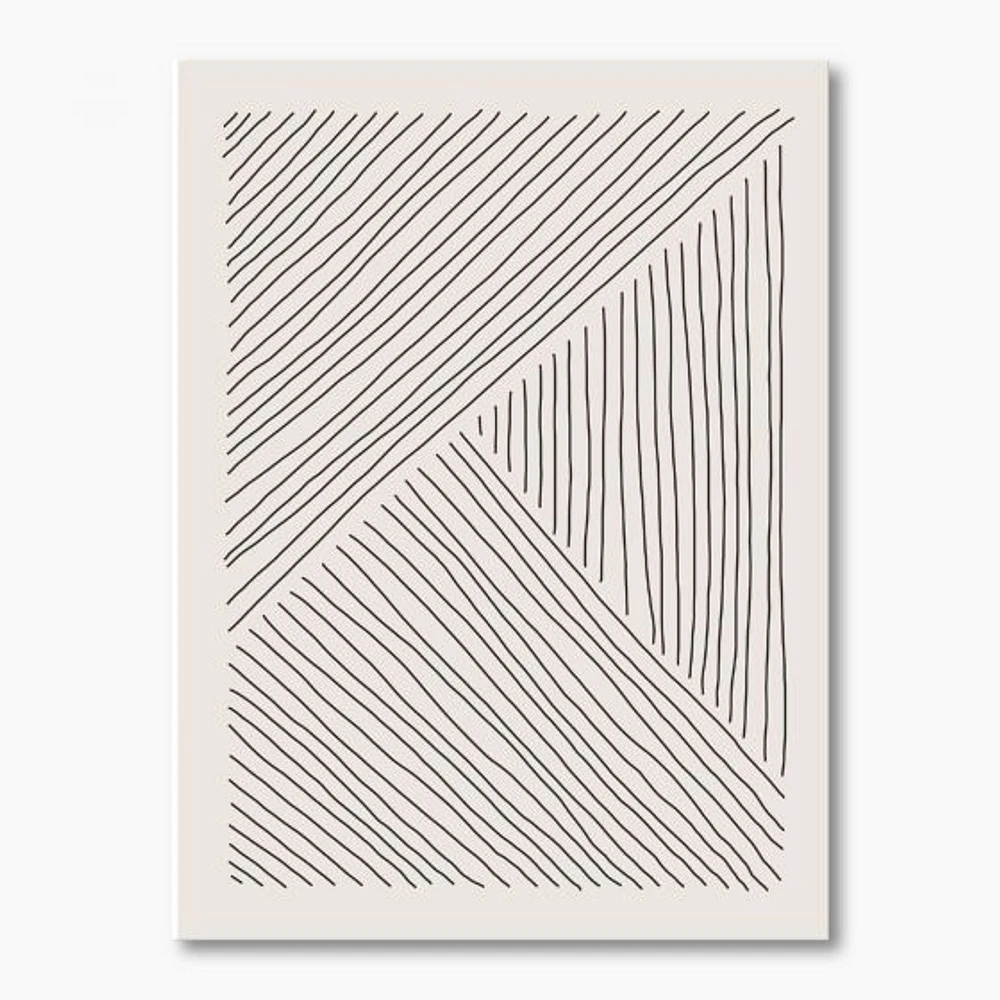 Minimal Geometrical Lines II  Wall Art