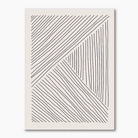 Minimal Geometrical Lines II  Wall Art