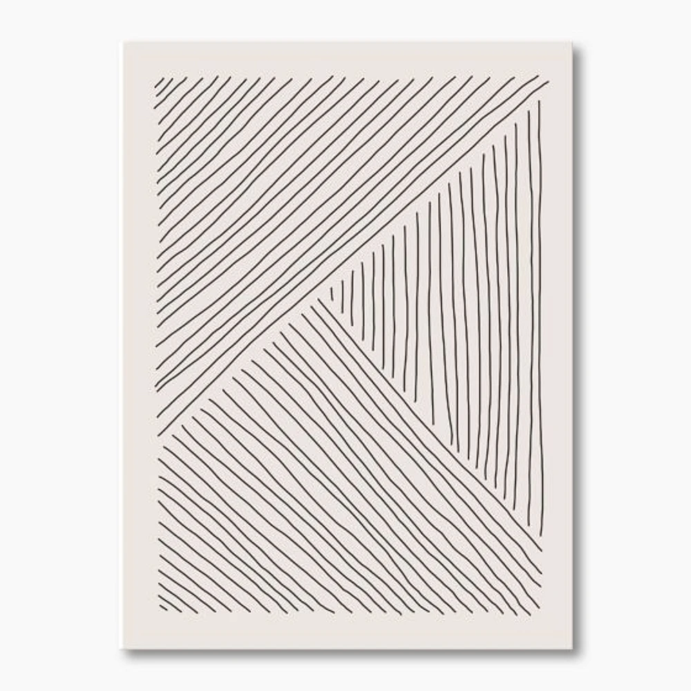 Minimal Geometrical Lines II  Wall Art