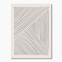 Minimal Geometrical Lines II  Wall Art