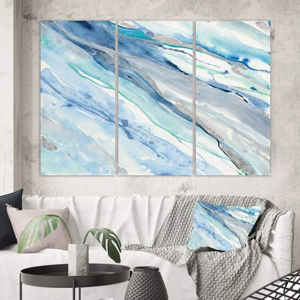 Toile « Blue Silver Spring II