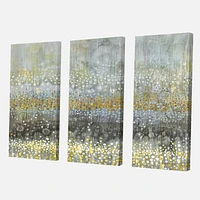 Glam Rain Abstract III - Modern & Contemporary  Canvas Wall Art