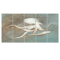 Octopus Treasures from the Sea Canvas Wall Art