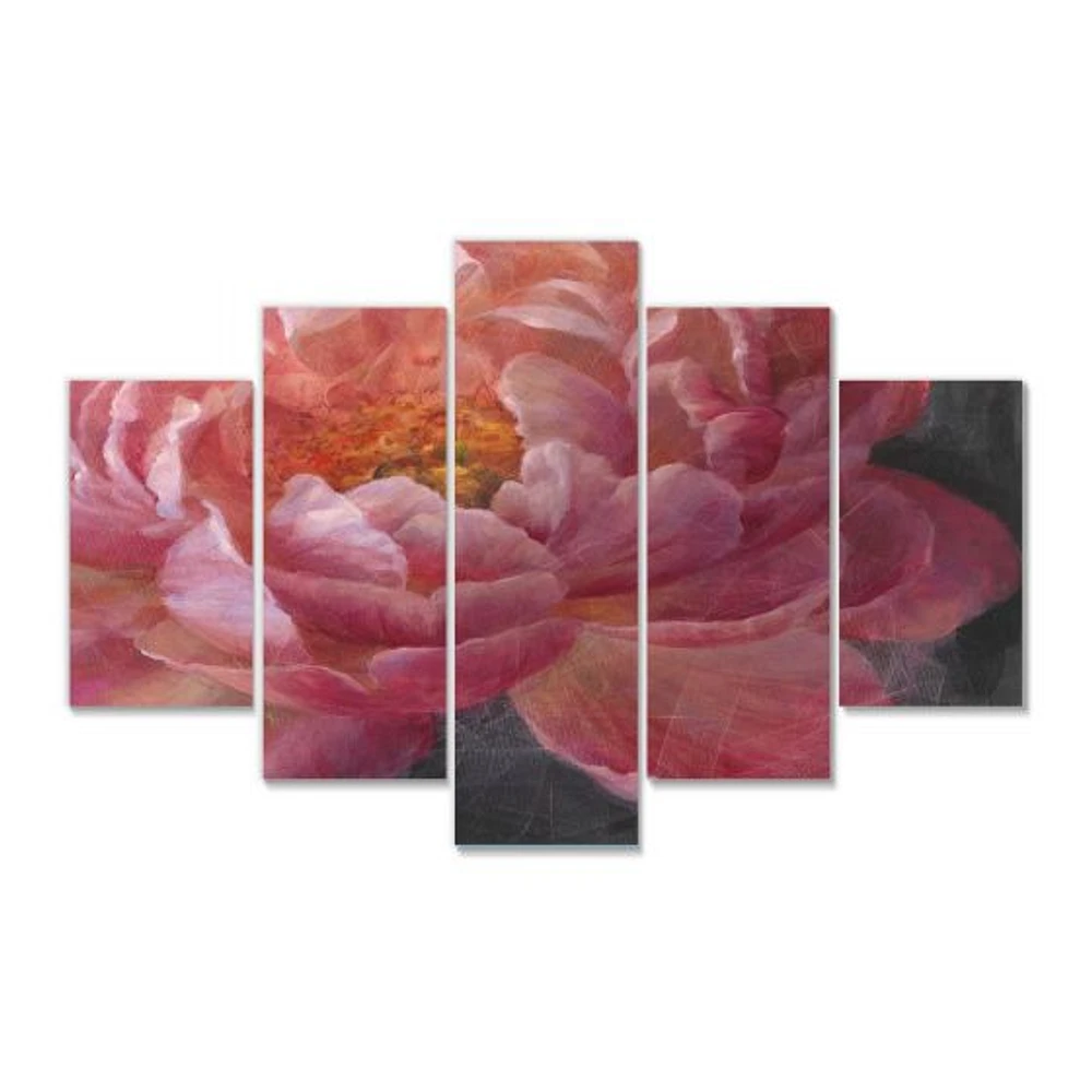 Vivid Pink Peonies I Canvas Wall Art