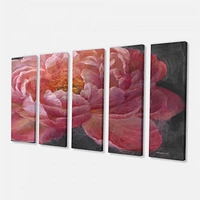 Vivid Pink Peonies I Canvas Wall Art