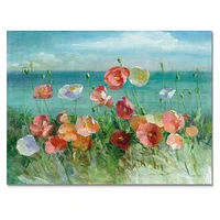 RW Coastal Poppies  Canvas Wall Art