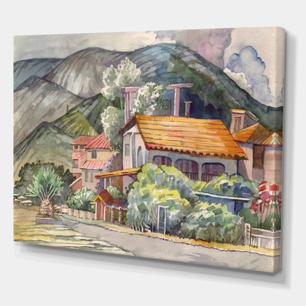 Greek Landscape off The Coast of Aegean Sea  Wall Art